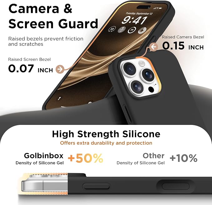 GolbinBox Magnetic for iPhone 16 Pro Case, Compatible