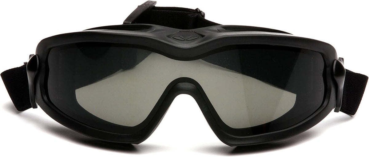Pyramex Safety Products V2G Plus Safety Glasses - Gray Anti-Fog Dual Lens for Ultimate Protection