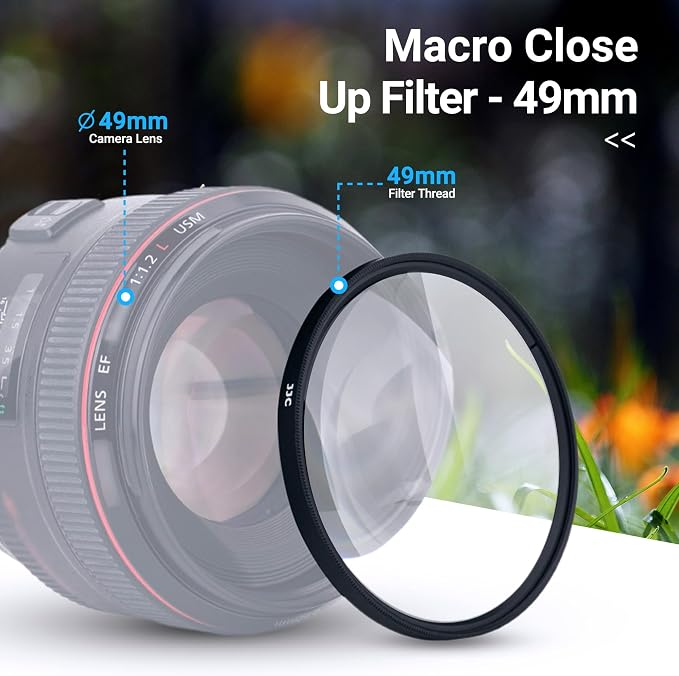 49mm Macro Close-Up Filter Set Macro Filter Accessory