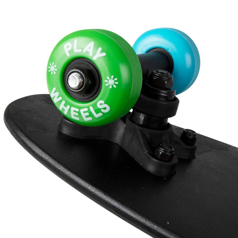 PlayWheels 21" Chalkboard Skateboard & Helmet Combo – Customizable Design with Included Chalk, Durable 9-Ply Maple Deck, Smooth Ride with Polyurethane Wheels, Perfect for Kids, Includes Safety Helmet