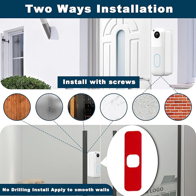 All-new Blink Doorbell Corner Mount, Adjustable Angle Mount Kit