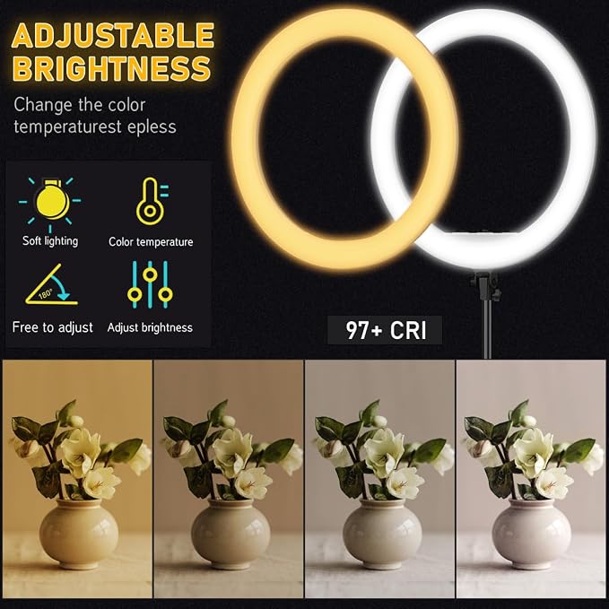 Hagibis 21 inch Ring Light