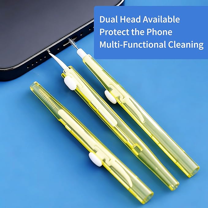 10 Pcs Cell Phone Cleaning Kit, Charging Port Cleaner, Dual Sided Anti Clogging