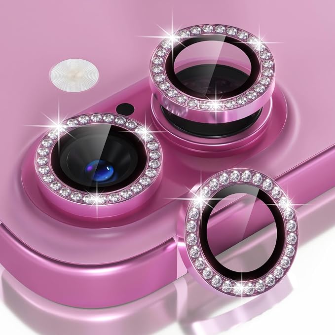 Choiche Compatible for iPhone 16 /iPhone 16 Plus Camera Lens Protector Bling