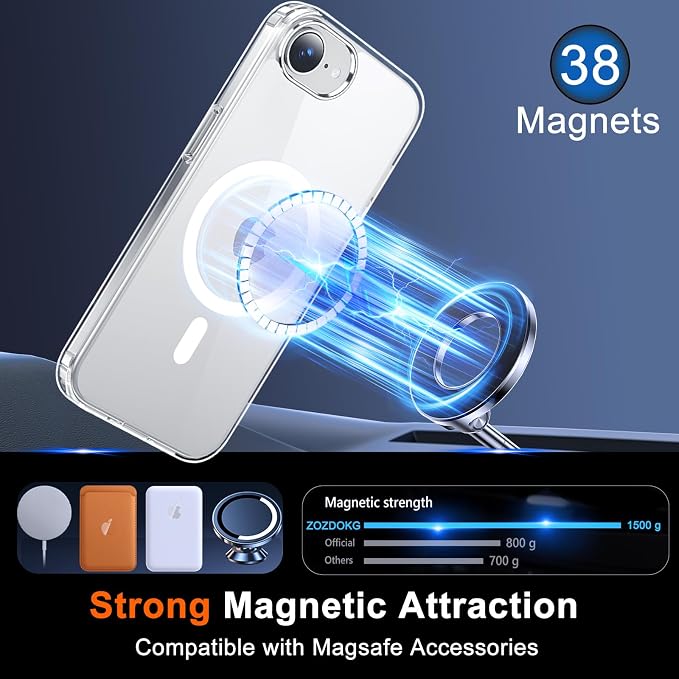 Clear for iPhone 17e Case & iPhone 16e Case
