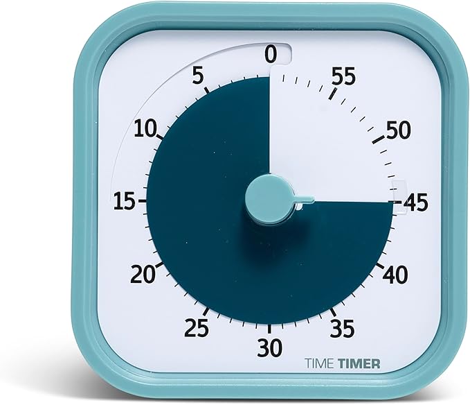 Time Timer MOD 60-Minute Visual Timer, Home Edition, Silent Operation, Study