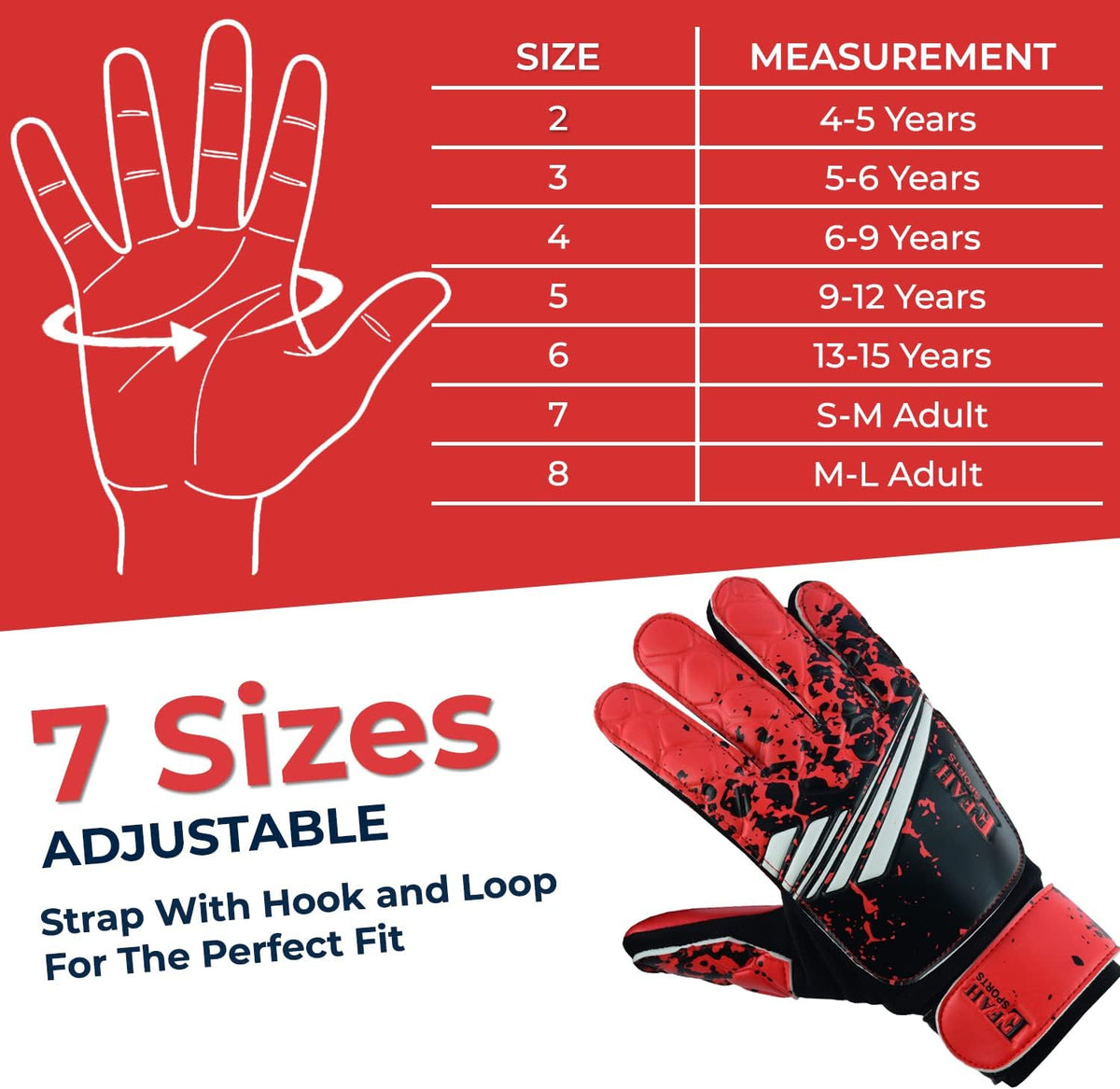 Regine Switzerland Soccer Goalkeeper Gloves - Strong Grip for Kids & Youth | Perfect for Football