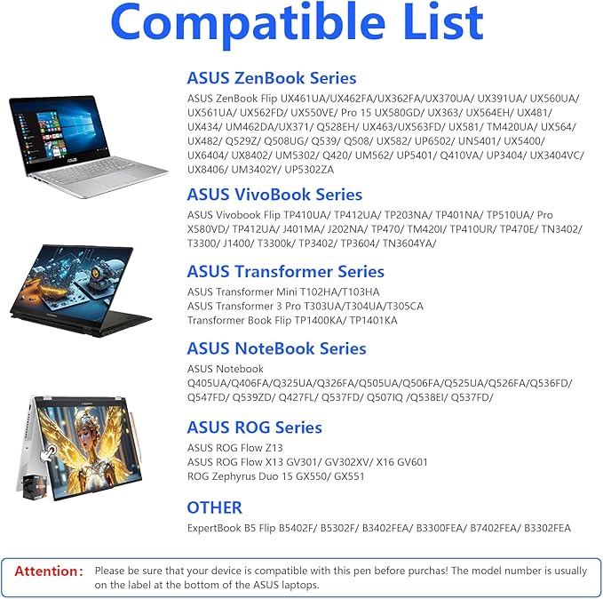 Stylus Pen for ASUS Touchscreen Devices, Active Digital Pen