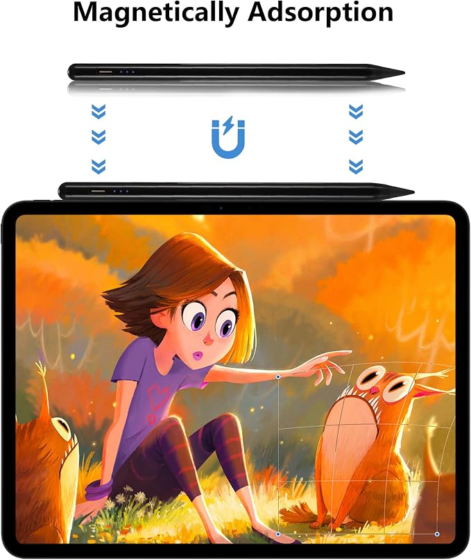 Stylus Pen for iPad A16 11th 10th 9th 8th 7th 6th Generation, iPad Pro 12.9 11
