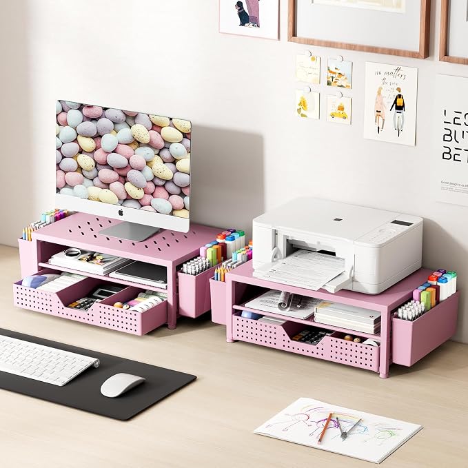 OPNICE Laptop Stand for Desk Organizer and Accessories, 2-Tier Computer Monitor