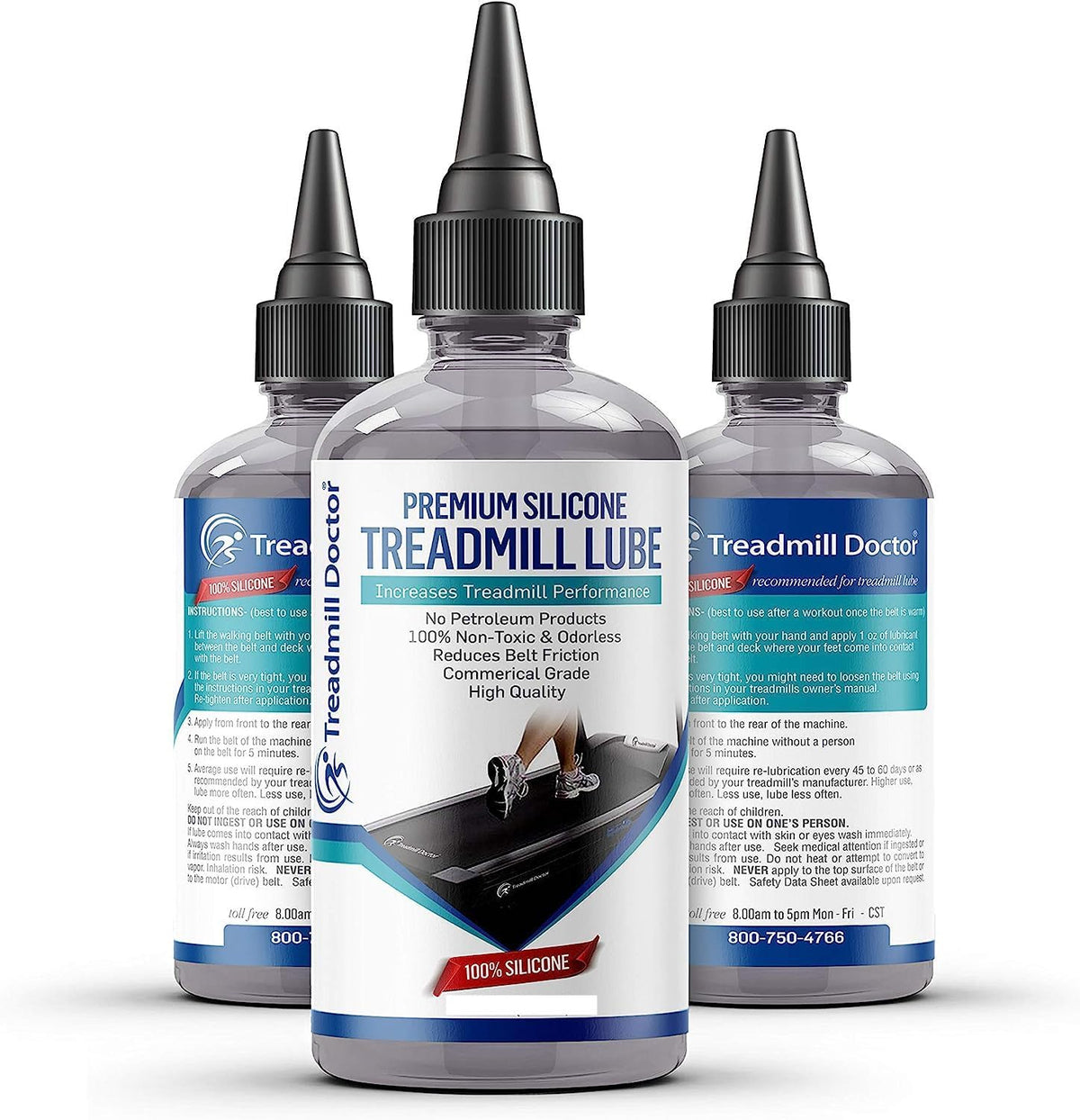 Treadmill Doctor Premium Walking Belt Lube - 4.1 Oz | Enhance Treadmill Performance