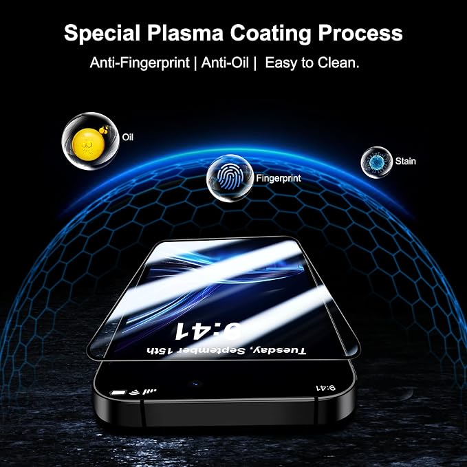 QHOHQ for iPhone 16 Screen Protector