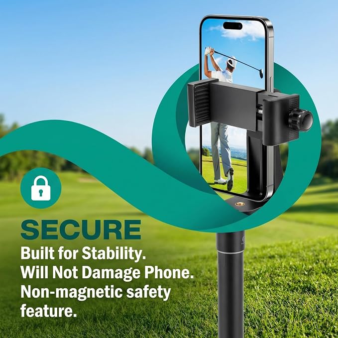 WIGERLON Golf Recording Stick, Irangesports Stick Golf Tripod Golf Phone Camera