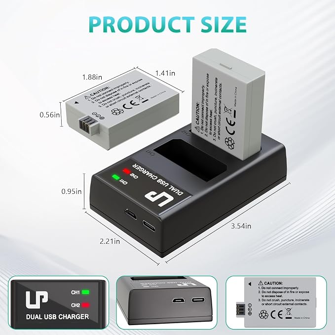 LP LP-E5 Battery and Charger Pack, Rebel T1i, Rebel XSi, Kiss X3, KissF and More