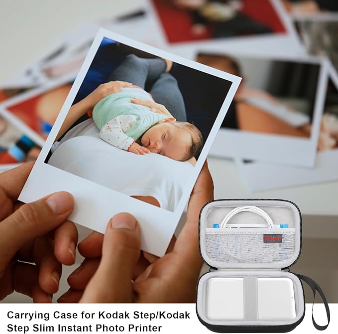 Elonbo Carrying Case for KODAK Step Instant Smartphone Photo Printer, Portable