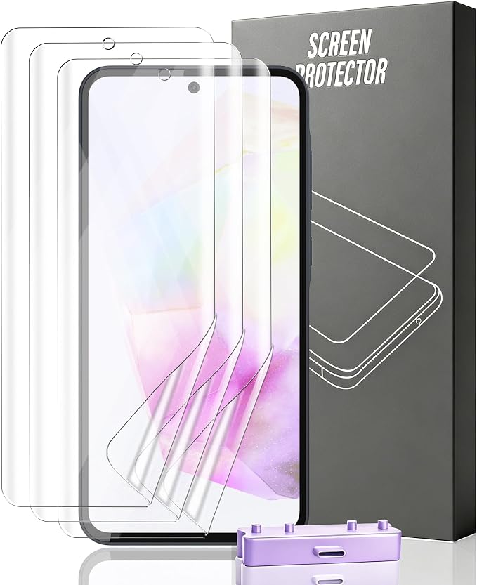 3 Pack for Samsung Galaxy A35/A36/A55/A56/S24 FE/S25 FE Screen Protector