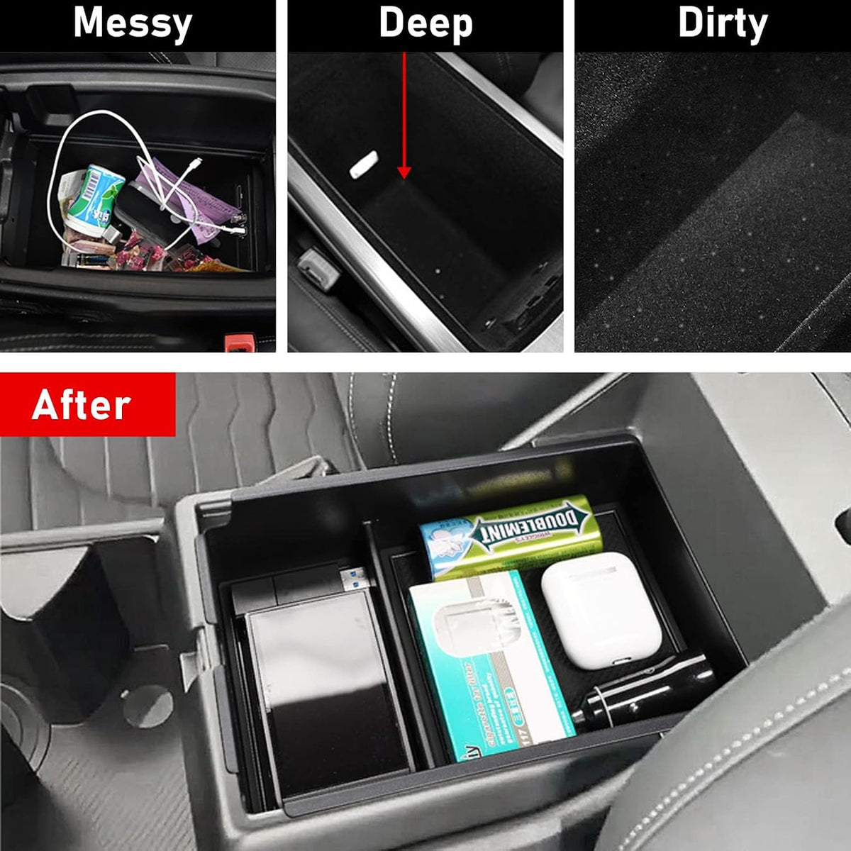 TTCR-II Compatible with Kia Sportage Center Console Organizer 2023-2026