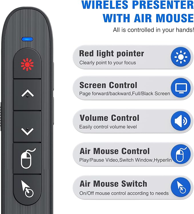 DINOSTRIKE Wireless Presenter Remote
