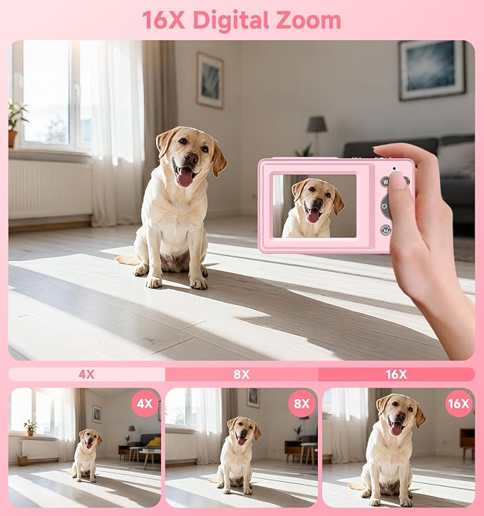 Digital Camera with Dual Screens