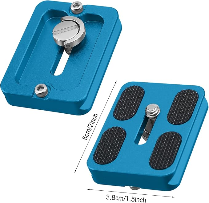 Frienda 2 Pieces Metal Quick Release Plate
