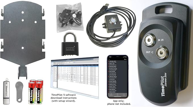 TimePilot Extreme Blue Enhanced Portable Time Clock System