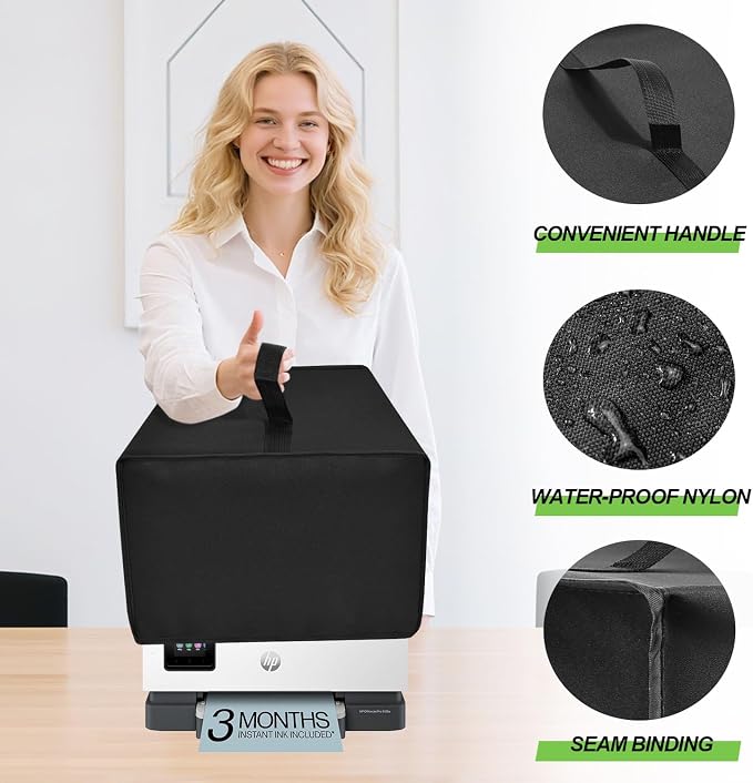 Printer Cover for HP, Waterproof Anti-Static Dustproof Thick Printer Cover