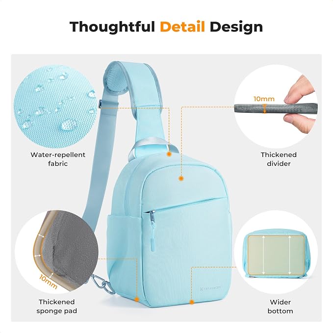 K&F CONCEPT Small Camera Bag for Photographer, Camera Sling Crossbody bag for