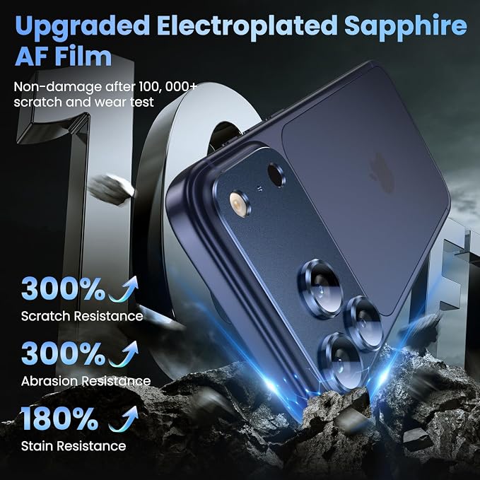 Uyiton Compatible with iPhone 17 Pro Camera Lens Protector
