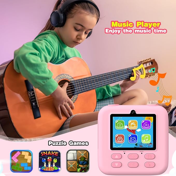 masterbee Kid Camera Instant Print Photo, Birthday Gifts