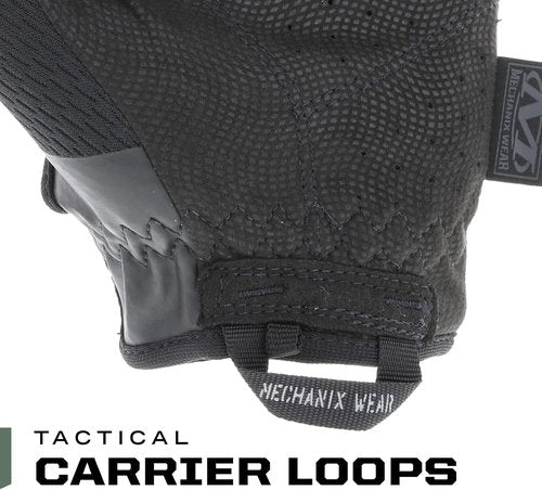 Mechanix Wear Tactical Gloves - High-Dexterity 0.5mm Work Gloves for Airsoft & Utility Use | Black, Medium