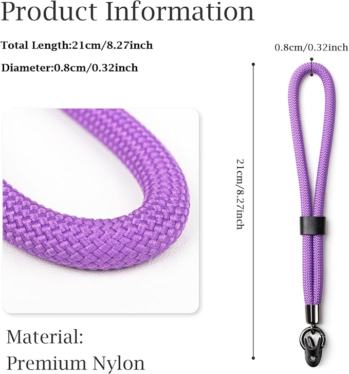 VOVMOEYA Camera Wrist Strap Rope, Camera Hand Strap Compatible