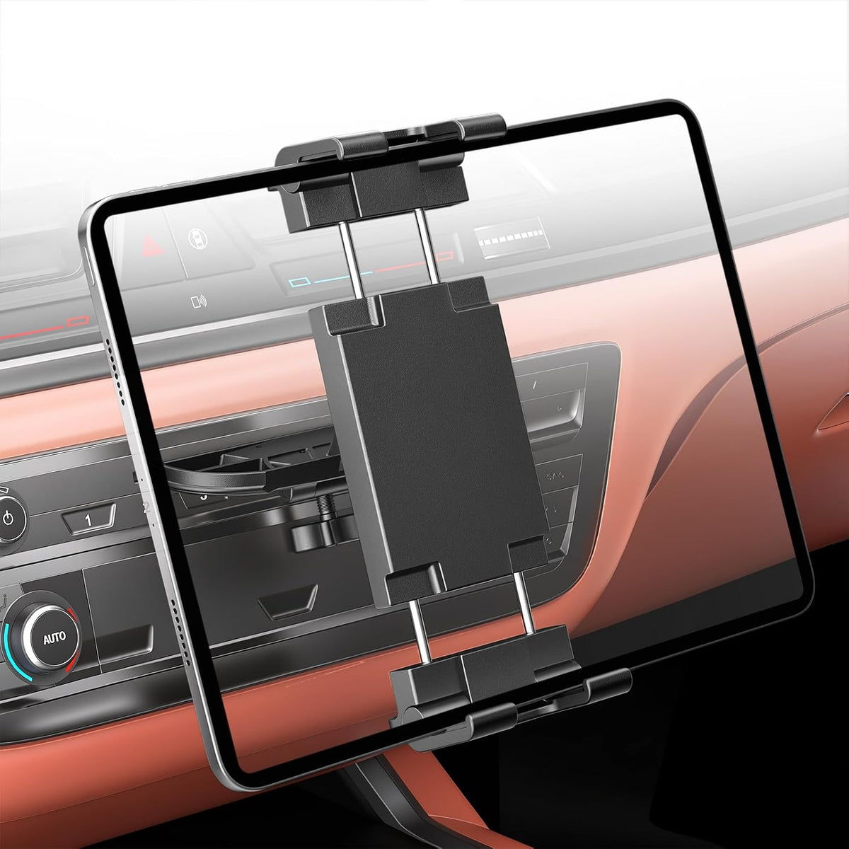 PLDHPRO CD Slot Tablet Car Mount for 5.5-14.6'' Devices, Universal iPad Holder for Car, Adjustable CD Player Phone Mount Compatible with iPhone, iPad, Galaxy Tab, Samsung Z fold, Navigation Gadget