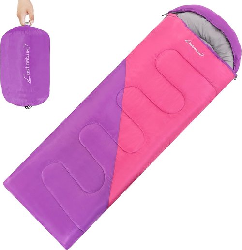 Clostnature Sleeping Bag - Ultralight Camping Bag for Adults & Kids | Cold Weather, Compression Sack Included