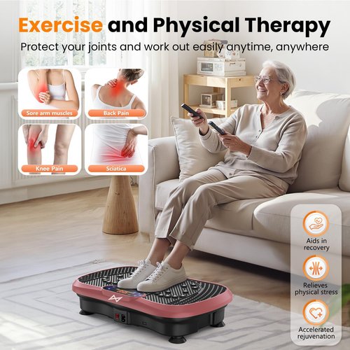 AXV Vibration Plate - Full Body Fitness Machine for Weight Loss | Vibrating Shaker for Home & Gym