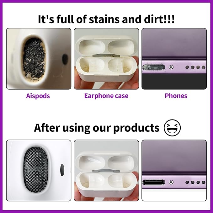 Cleaner Kit for Airpod, Earbud Cleaning Putty, Cleaning Kit Compatible