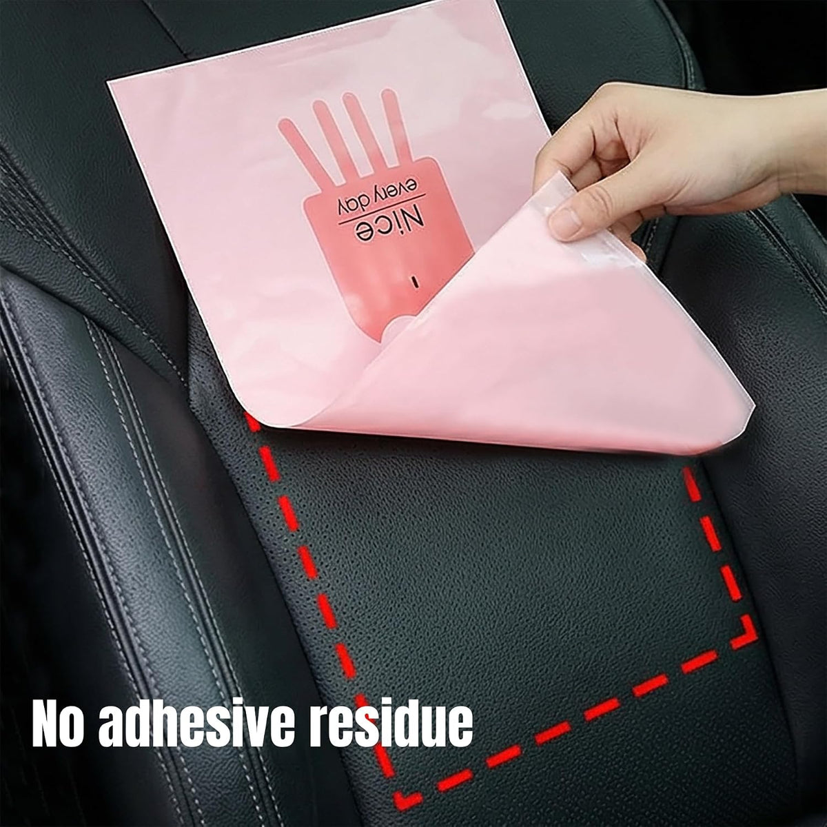 Hiceeden 120pcs Car Trash Bag, Stick-on Disposable Trash Bag | Leakproof Vomit Bags for Car, Kitchen, Travel, Camping, Bedroom, Study Room, Office