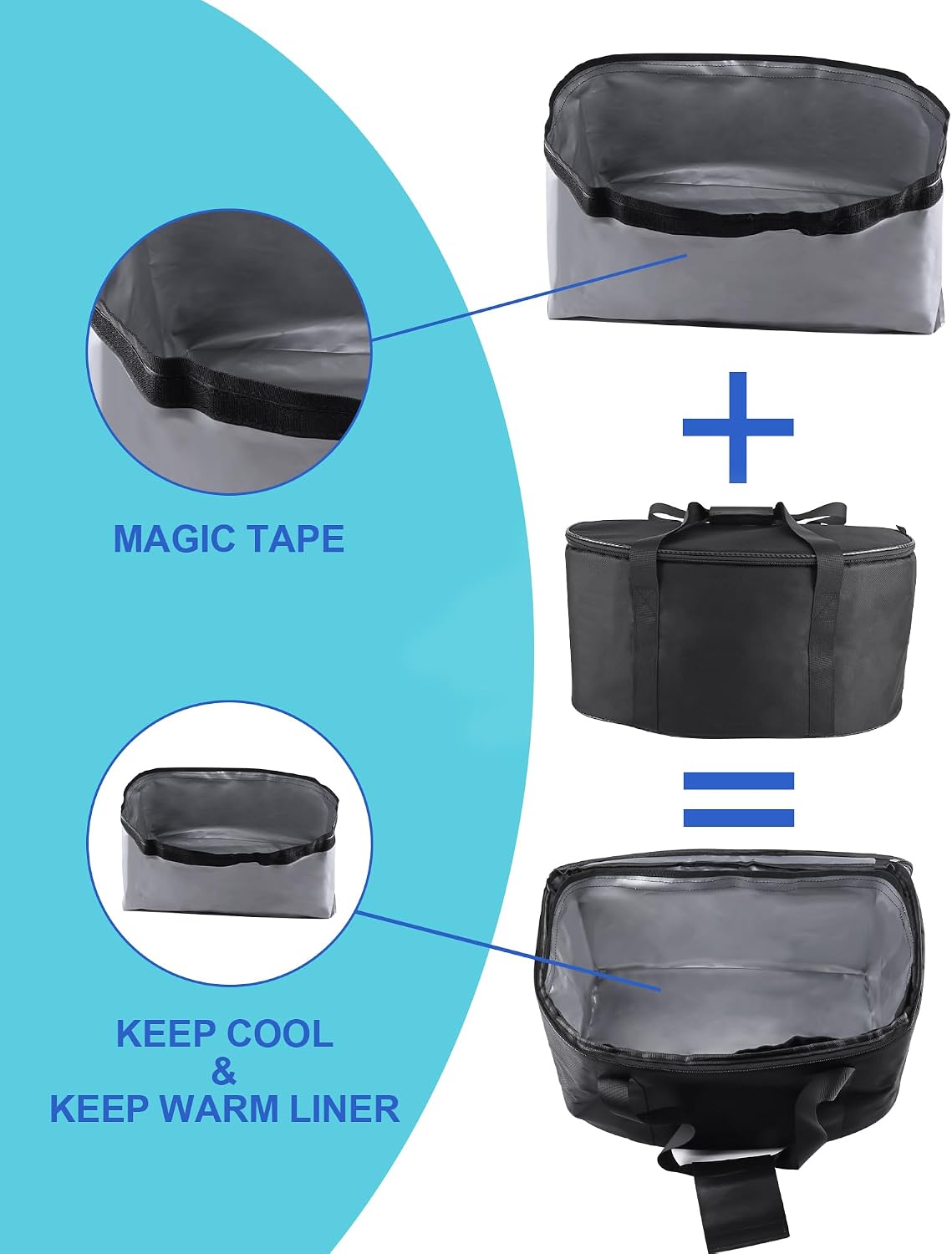 Upgraded Rear Trunk Storage Organizer Bag, Removable Waterproof Frunk Liner with Insulated Cooler Compartment for Can-Am Spyder RT RT-L RT-S 2020-2026 Accessories