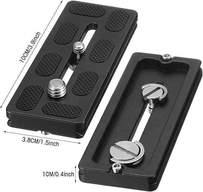 Frienda 2 Pieces Metal Quick Release Plate
