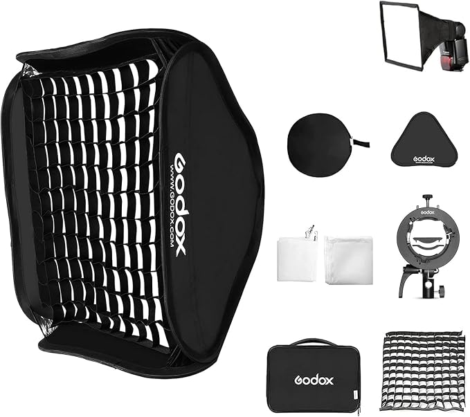 GODOX 32x32inch /80x80cm Foldable Flash Softbox Kit
