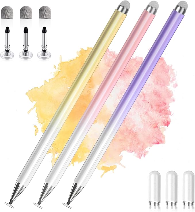 Stylus Pens for Touch Screens, 2 in 1 High Precision Universal Stylus Pen for