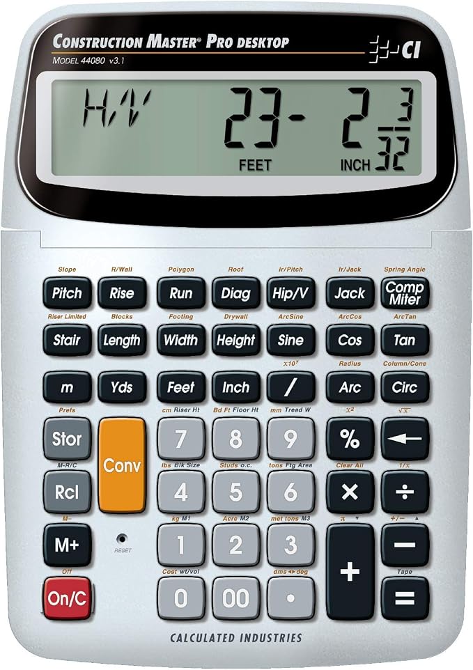 Calculated Industries 44080 Construction Master Pro-Desktop Advanced