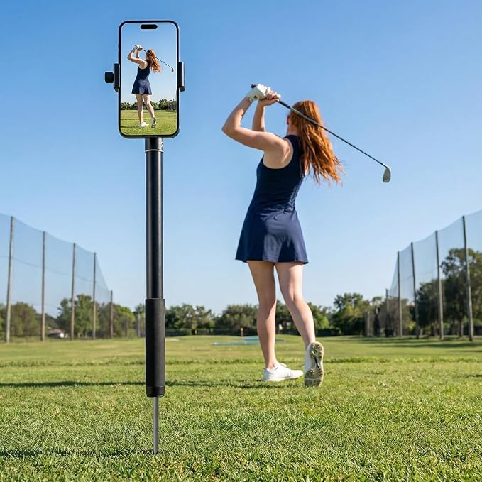 WIGERLON Golf Recording Stick, Irangesports Stick Golf Tripod Golf Phone Camera