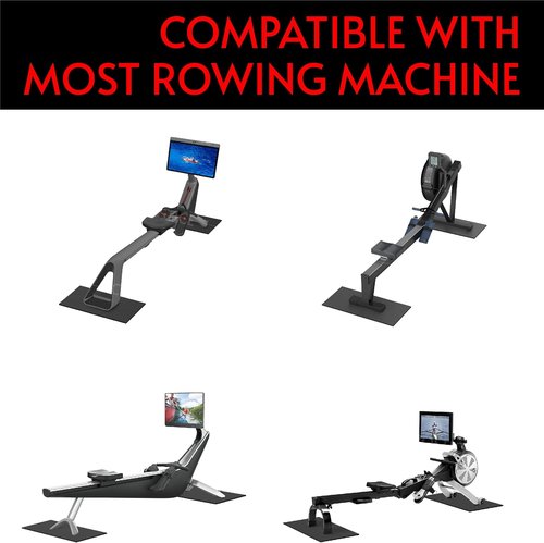 Double Mat by [Brand Name] - Compatible with Peloton Bike & Concept 2 Rowing Machine | 6mm Thickness for Floor Protection