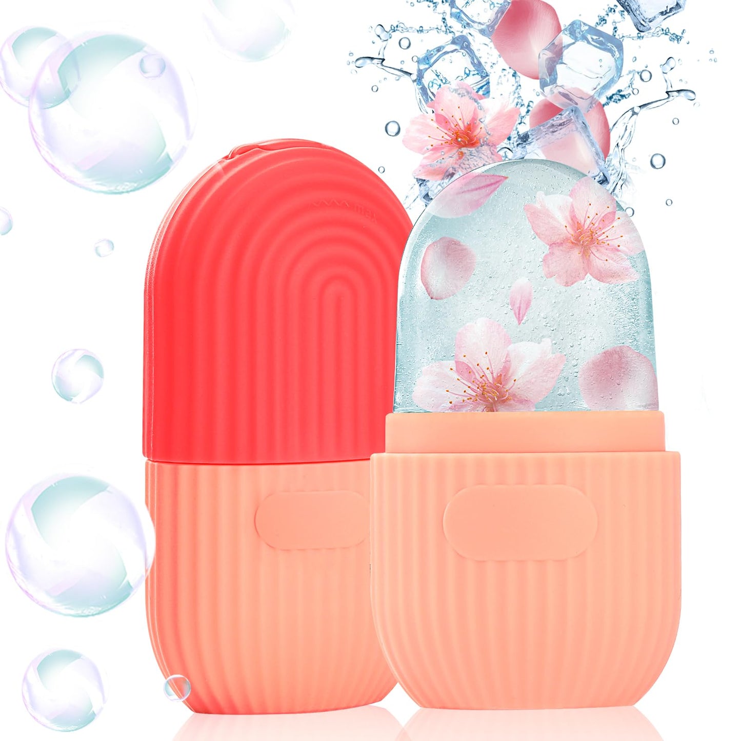 Imeasy Ice Roller For Face And Eye, Ice Face Roller,Facial Beauty Ice Roller Skin Care Tools, Ice Facial Cube, Gua Sha Face Mass