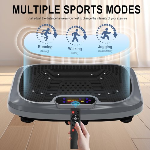HOTWAVE Vibration Plate - Whole Body Shaker for Lymphatic Drainage & Weight Loss | Home Gym Fitness Machine