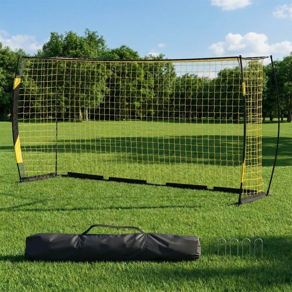 Soccer Goal | Portable 12x6 Ft & 6x4 Ft Set - Heavy Duty Metal Base, Quick Setup, Weather-Resistant