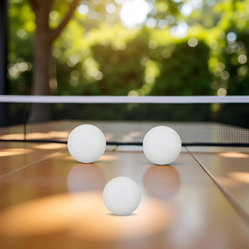 BWESOO 3Pcs White Table Tennis Sports Balls Ping Pong Ball Club Match Balls High Elasticity Table Tennis Outdoor Sport Accessories Durability Table Tennis Leisure Sports and Game Room (40mm)