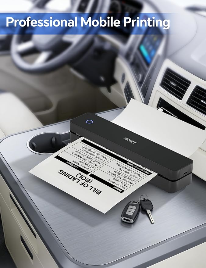 iDPRT MT610 Portable Thermal Printer, 203DPI Mobile-Travel-Printers,