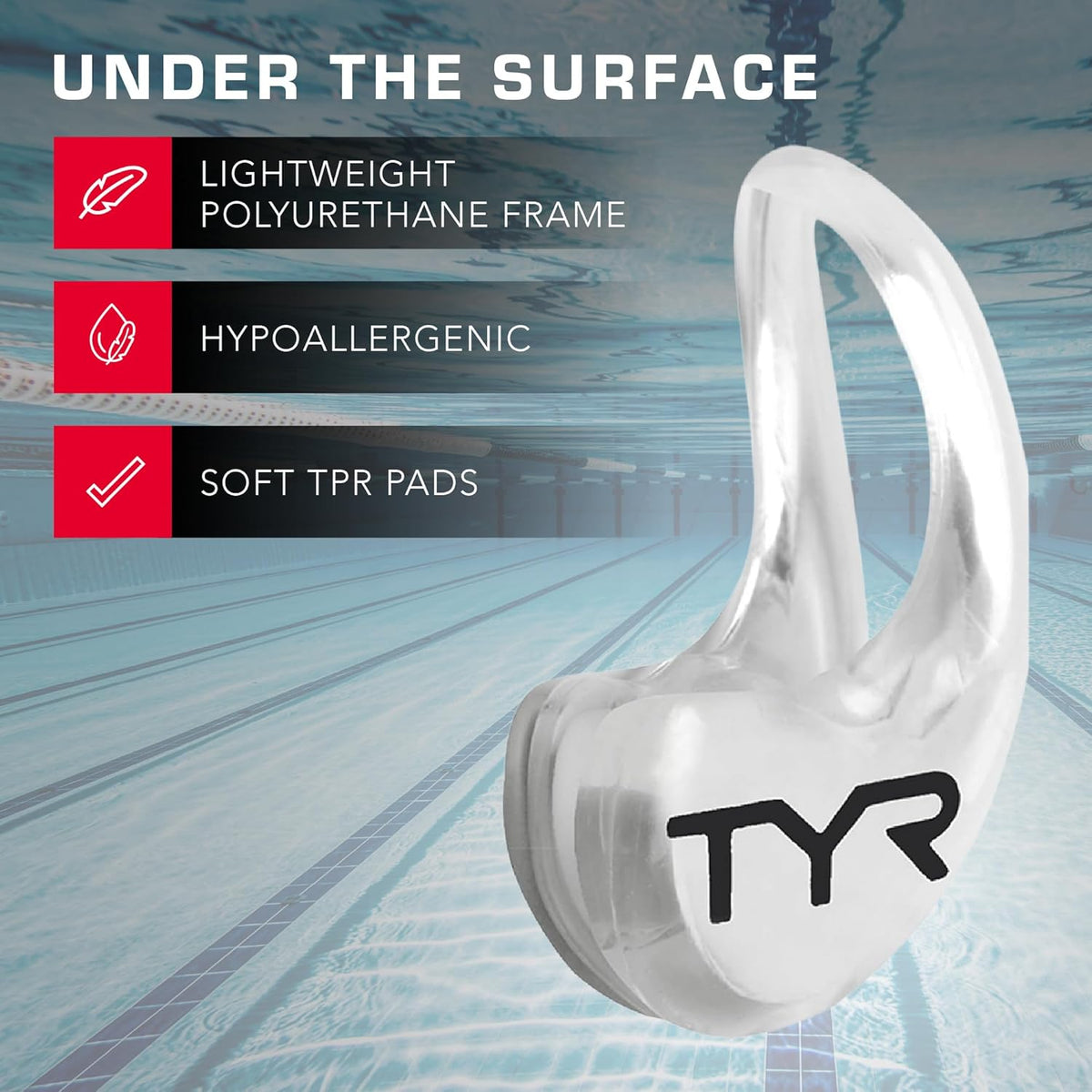 TYR Ergo Swim Clip - Enhance Your Swim Performance | Adjustable Fit for All Sizes
