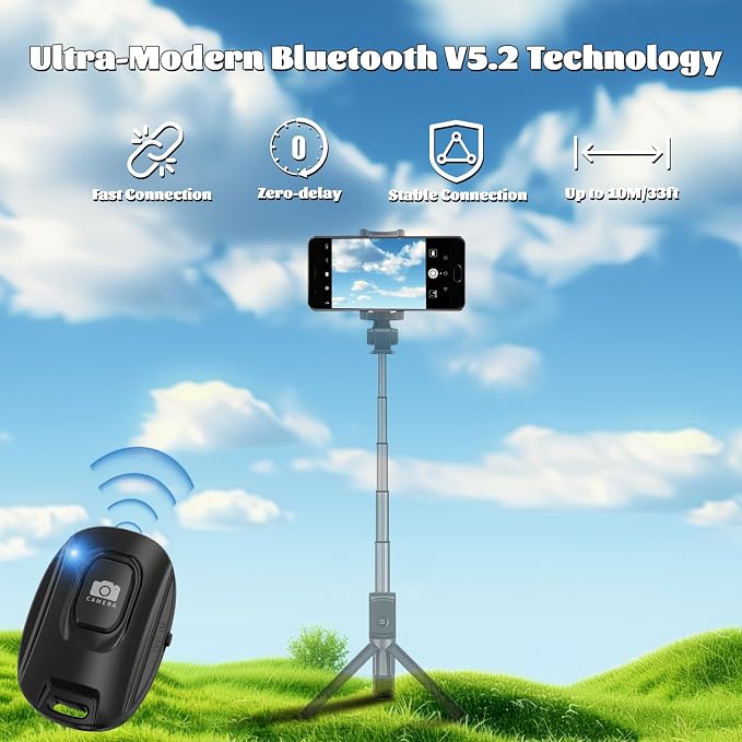 MAIRAN Rechargeable Wireless Camera Remote Shutter